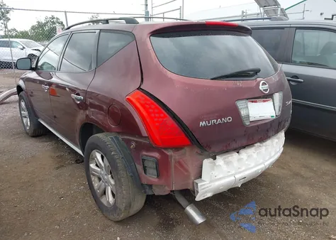2007 Nissan Murano Sl из США, поврежденный, VIN JN8AZ08W77W630323